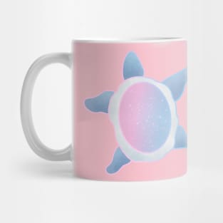 Pride Flag Space Turtle Transgender Flag Mug